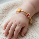 Sun-Socks 92.5 Silver adjustable kids bangle
