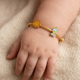 Sun-Teddy 92.5 Silver adjustable kids bangle