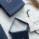 Knife 92.5 silver ear studs