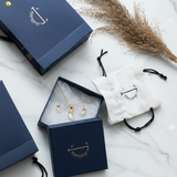 Sword enamel 92.5 silver necklace set