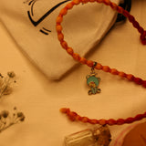 Enamelled Teddy 92.5 Silver versatile pendant rakhi