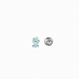 Teddy 92.5 silver Lapel pin