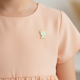 Teddy 92.5 silver Lapel pin