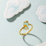 Teddy 92.5 silver kids adjustable ring