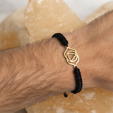 Third eye Chakra 92.5 silver Thread bracelet for him