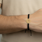 Throat Chakra 92.5 silver Thread bracelet for him