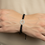 Throat Chakra 92.5 silver Thread bracelet for him