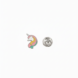 Unicorn 92.5 silver Lapel pin