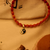 Enamelled Yin-Yang 92.5 Silver versatile pendant rakhi