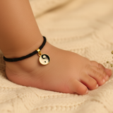 Yin-Yang black thread 92.5 silver nazarbattu