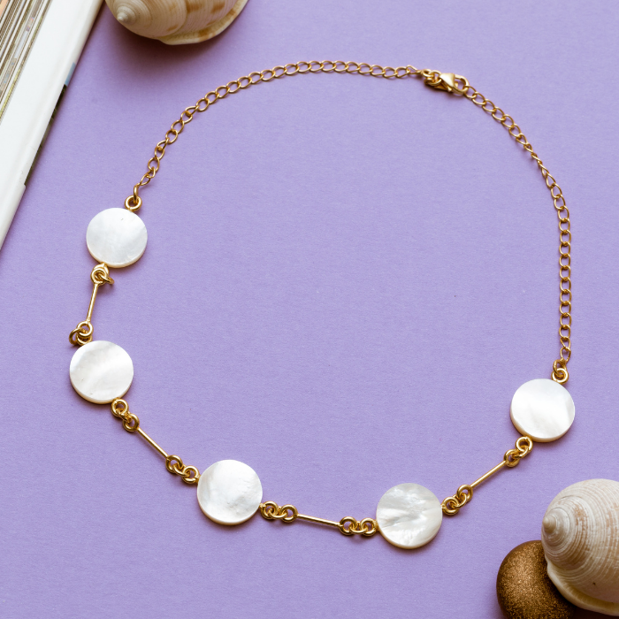 5 Pearl Choker Necklace