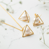 Pyramid Necklace Set
