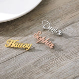 Personalized Name brooches for men