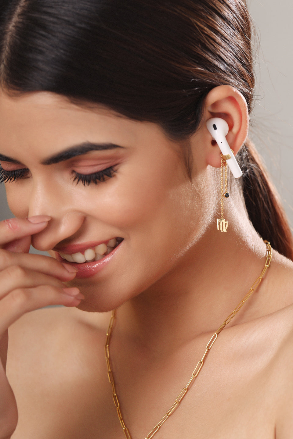 Virgo charm airpods earrings