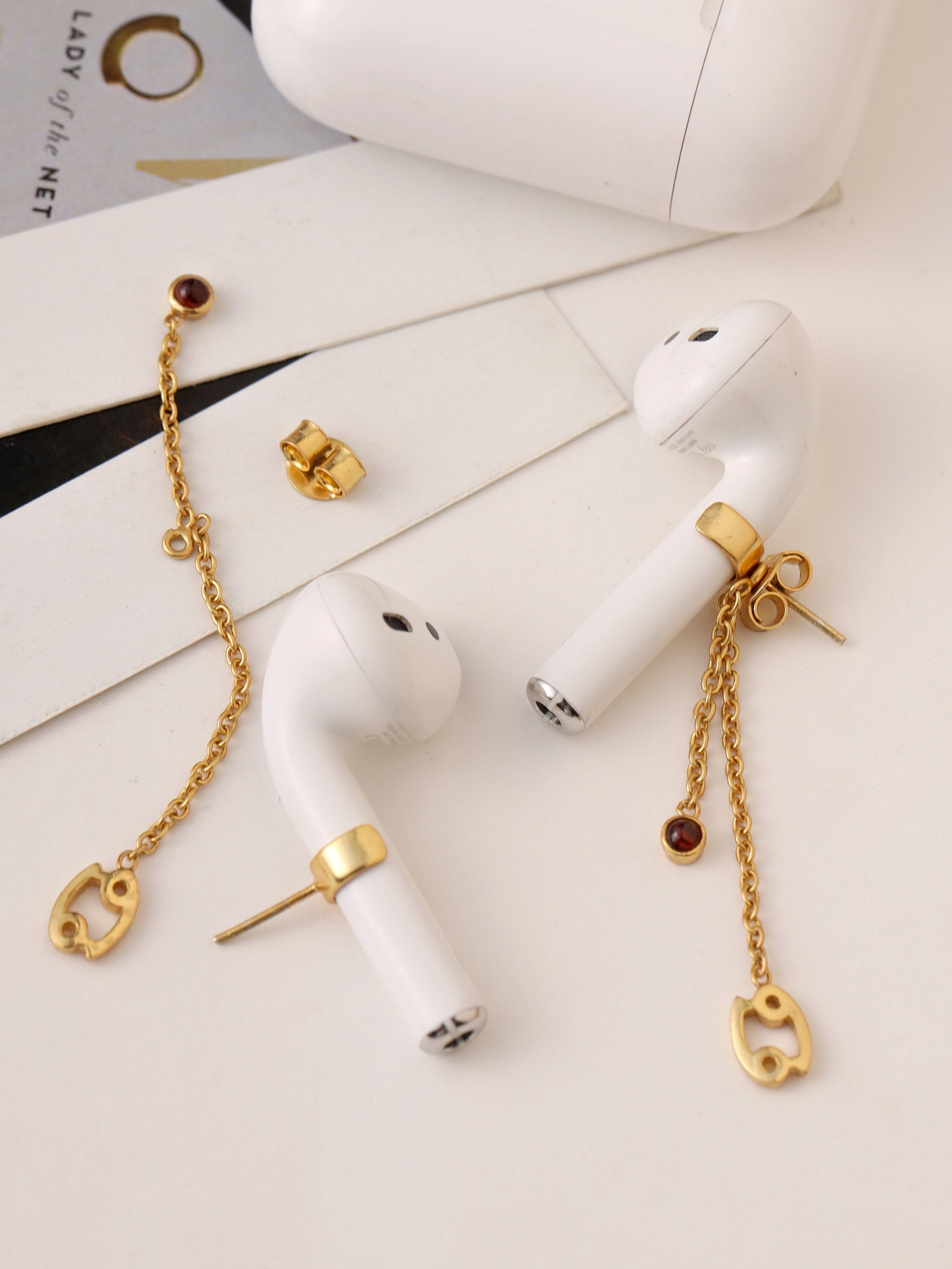 Stud Earrings for AirPods Pro 1 2 | B / Gold